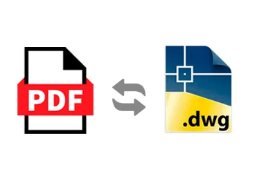 convert pdf to dwg